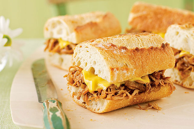 Shredded Chicken Sandwiches