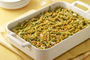 Creamy Garlic-Green Bean Casserole