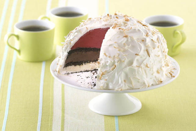 Triple-Layered Ice Cream Torte