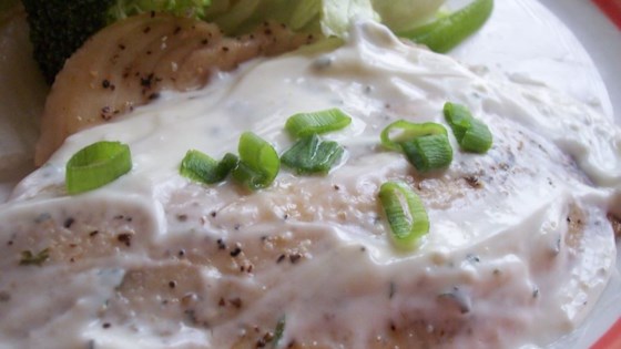 Tilapia with Creamy Sauce