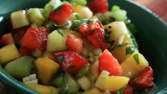 Spicy Strawberry Kiwi Peach Salsa