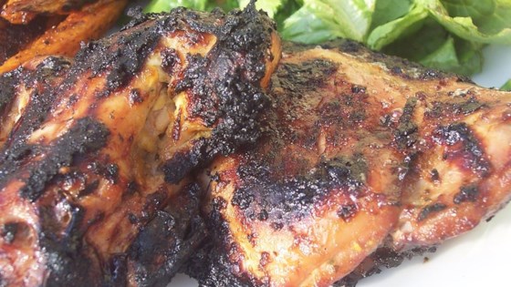 Grilled Caribbean Chicken Breasts