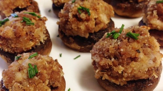 Caroline and Brian's Stuffed Mushrooms