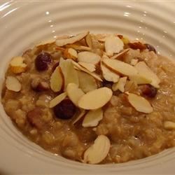 Rice and Raisin Breakfast Pudding