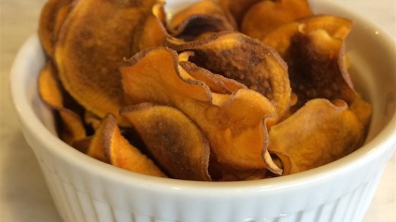 Microwave Sweet Potato Chips