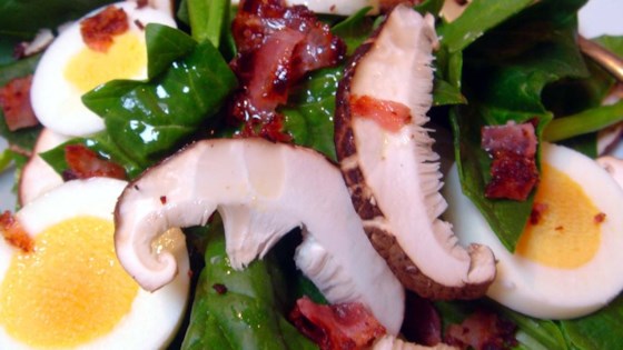 Spinach and Mushroom Salad