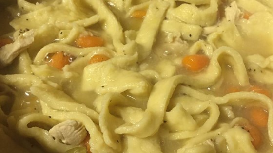 Grandma's Chicken Soup with Homemade Noodles