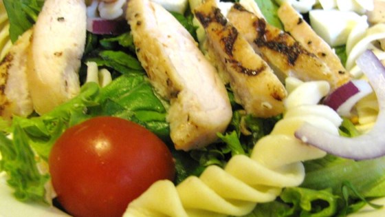 Grilled Chicken and Pasta Salad