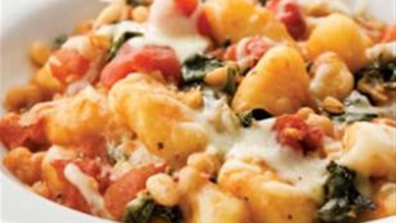 Skillet Gnocchi with Chard & White Beans