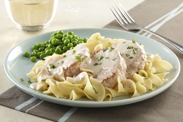 Pork Medallions Alfredo