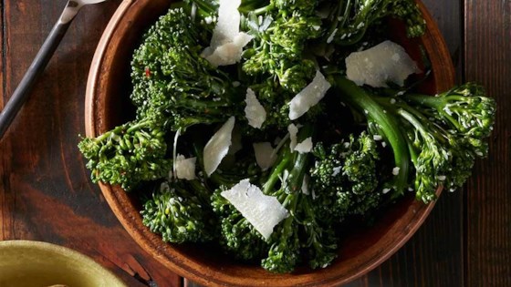 Roasted Broccolini with Garlic and Parmesan