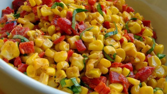 Corn Salad with Creamy Italian Dressing 