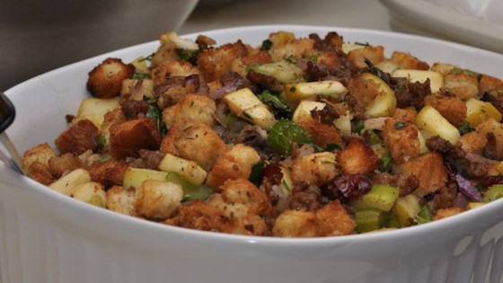 Cranberry, Sausage and Apple Stuffing