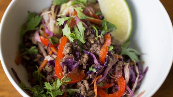 Addictive Asian Beef Slaw (Crack Slaw)