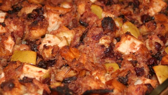 Cranberry Apple Raisin Stuffing